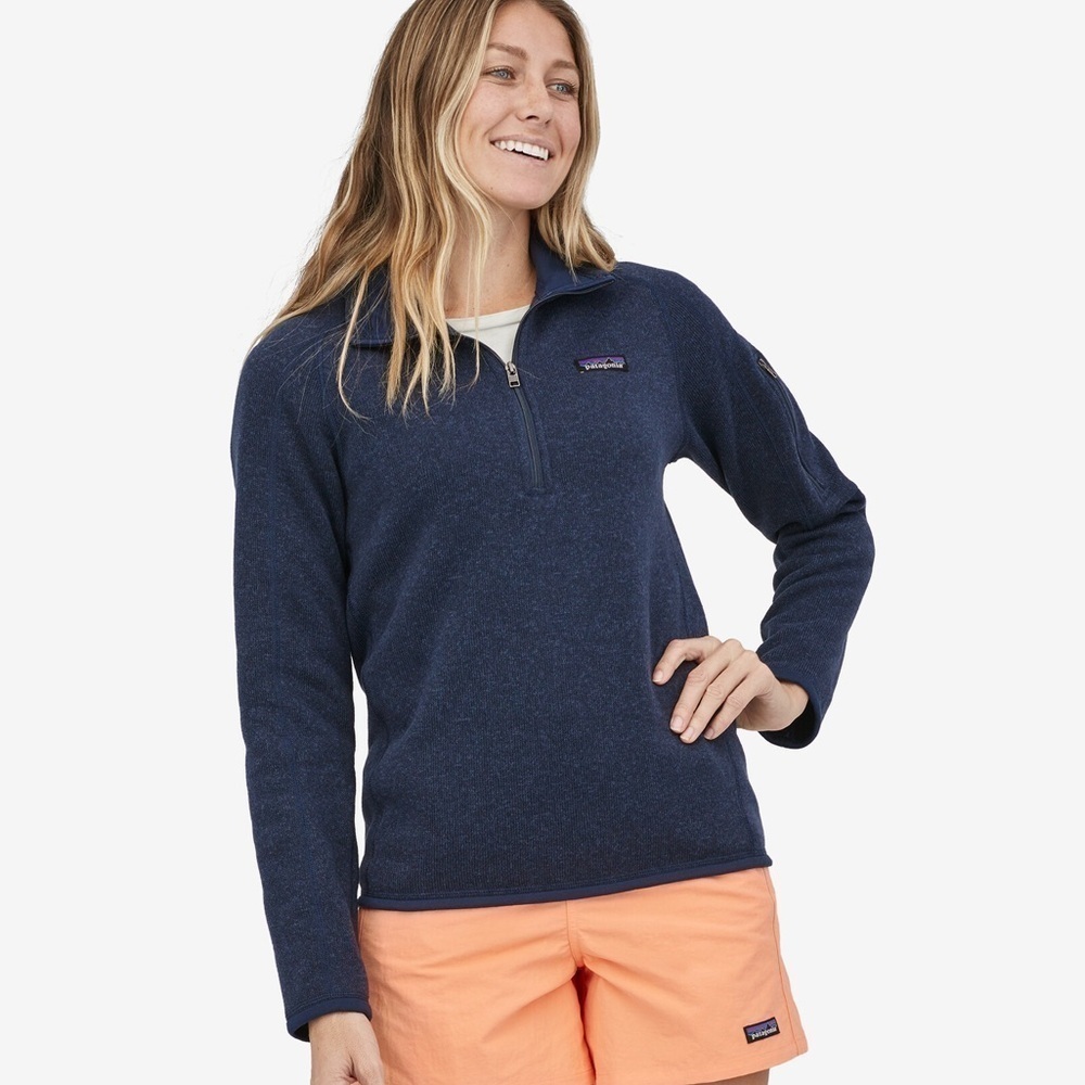 Patagonia Women's Better Sweater 1/4-Zip Fleece Pullover Size Small